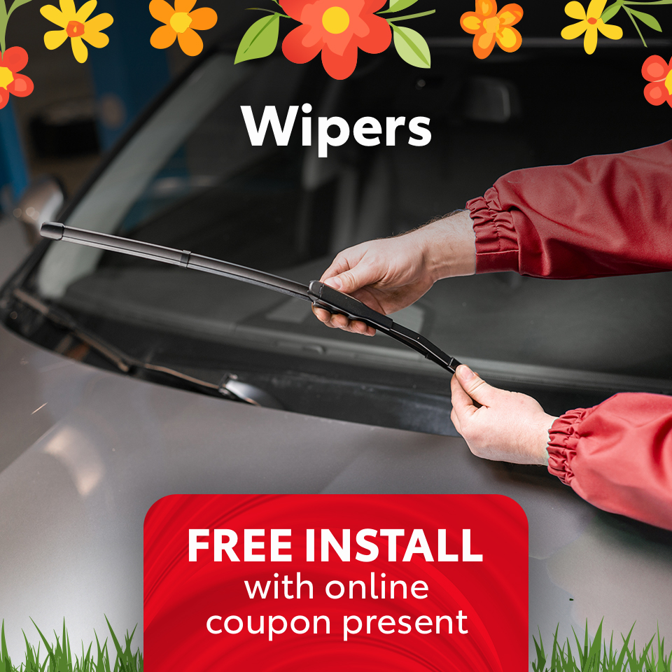 Wipers – Free Install with online coupon present