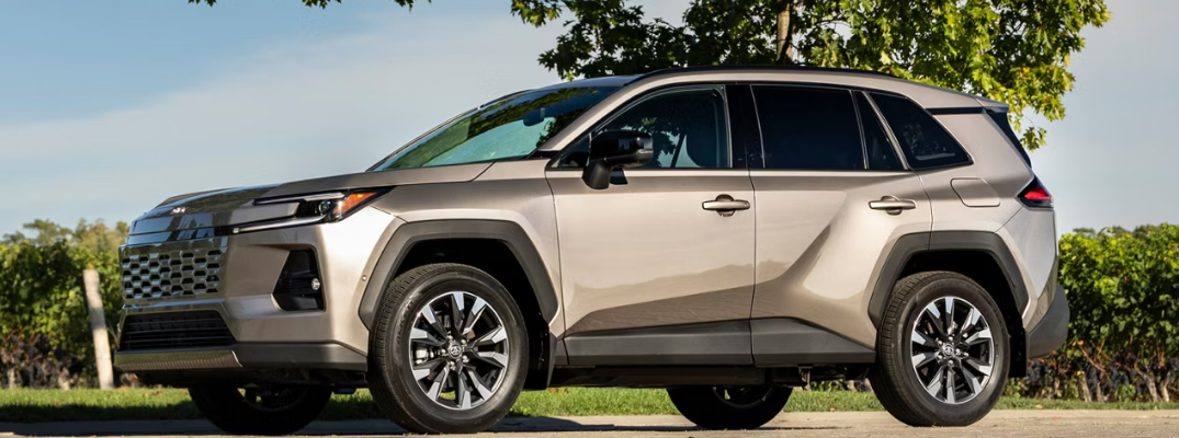 A 2026 Toyota RAV4 XSE from the side 